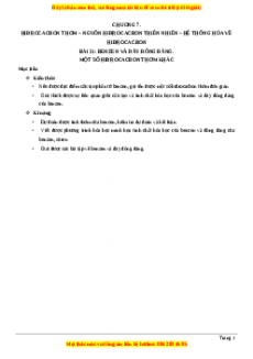 Bộ chuyên đề đầy đủ môn Hóa học 11 năm 2023 - Chương 7: Hidrocacbon thơm - Nguồn hidrocacbon thiên nhiên - Hệ thống hóa về hidrocacbon