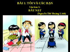 Giáo án powerpoint Bắt nạt | Kết nối tri thức Ngữ văn 6