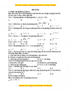 Đề thi cuối học kì 2 Toán 8 năm 2022 - 2023 - Đề 51