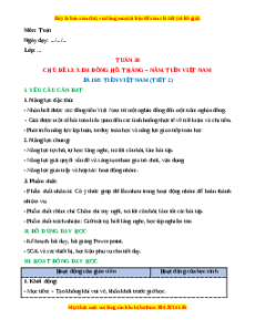 Giáo án Toán 3 Kết nối tri thức Tuần 30: Tiền Việt Nam