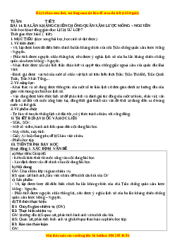 Giáo án Bài 14 Lịch sử 7 Kết nối tri thức (2024): Ba lần kháng chiến chống quân xâm lược Mông - Nguyên