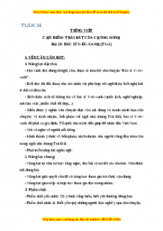 Giáo án Bác sĩ Y-Éc-Xanh (T1+2) Tiếng việt 3 Kết nối tri thức