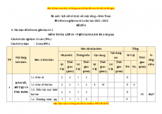 Đề thi giữa học kì 2 Toán 10 Kết nối tri thức có đáp án (Đề 6)