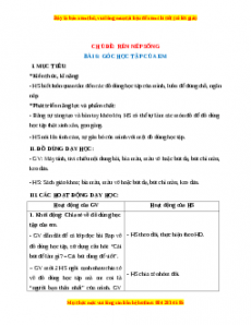 Giáo án Góc học tập của em Hoạt động trải nghiệm 2 Kết nối tri thức
