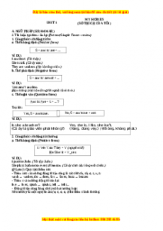 Bài tập Tiếng Anh 7 bổ trợ nâng cao chương trình thí điểm - Nguyễn Thị Chi