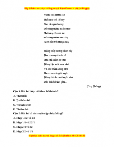 Đề thi cuối kì 1 Ngữ Văn lớp 7 Cánh diều có đáp án (Đề 7)