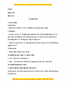 Giáo án Luyện tập trang 69, 70 Toán 9 Học kì 1