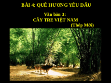 Giáo án powerpoint Cây tre việt nam | Kết nối tri thức Ngữ văn 6