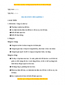 Giáo án Bài tập cuối chương 5 Toán 7 Kết nối tri thức