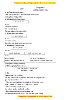 Ngữ Pháp và Bài tập thực hành Tiếng Anh 7 chương trình thí điểm - Nguyễn Hoàng Thanh Ly