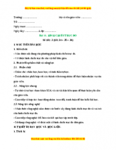 Giáo án Công nghệ 10 Thiết kế Bài 11 (Kết nối tri thức): Hình chiếu trục đo