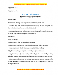 Giáo án Nhị thức Newton Toán 10 Chân trời sáng tạo