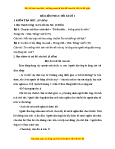 Đề thi cuối kì 1 Tiếng Việt lớp 5 năm 2023 (Đề 1)