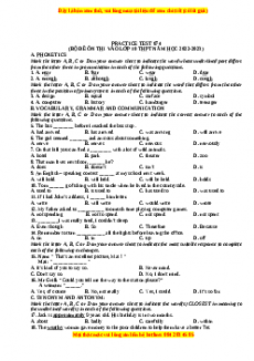 Đề luyện thi vào 10 môn Tiếng anh năm 2023 có đáp án (Đề 74)