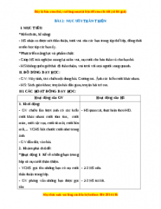 Giáo án Nụ cười thân thiện Hoạt động trải nghiệm 2 Kết nối tri thức