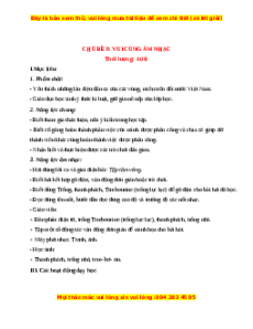 Giáo án Âm nhạc  1 Chân trời sáng tạo Vui cùng âm nhạc