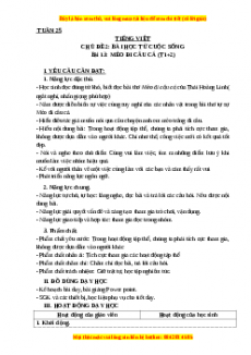 Giáo án Mèo đi câu cá  (T1+2) Tiếng việt 3 Kết nối tri thức