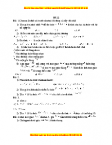 Đề thi giữa kì 1 Toán 8 năm 2023 - Đề 22