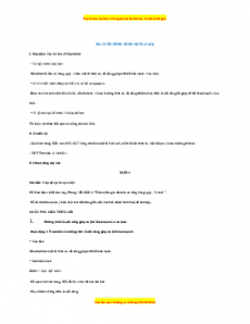 Giáo án TNXH 1 Cánh diều Ăn uống hằng ngày