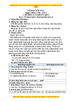 Giáo án Từ bản nhạc bị đánh rơi (Tiết 3) Tiếng việt 3 Chân trời sáng tạo