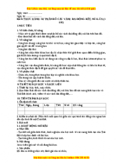 Giáo án Bài 8 Địa lí 10 Kết nối tri thức (2024): Thực hành Sự phân bố các vành đai động đất, núi lửa