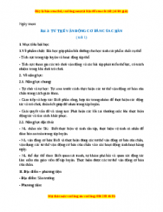 Giáo án Bài 3: Tư thế vận động cơ bản của chân Giáo dục thể chất lớp 1 Chân trời sáng tạo