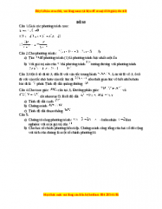 Đề thi giữa kì 2 Toán 8 năm 2023 - Đề 60