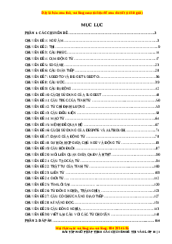 Bài tập ngữ pháp theo các chuyên đề thi vào 10 Tiếng Anh có đáp án