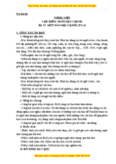 Giáo án Một mái nhà chung (T1+2) Tiếng việt 3 Cánh diều