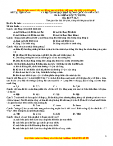 Đề thi thử THPT Quốc Gia môn Vật Lí có đáp án ( đề 10 ) - thầy Lại Đắc Hợp