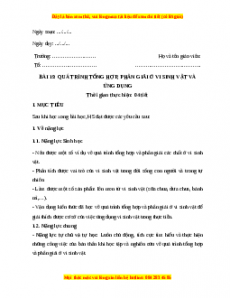 Giáo án Bài 19: Quá trình tổng hợp và phân giải ở vi sinh vật và ứng dụng Sinh học 10 Cánh diều