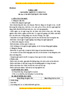Giáo án Người tri thức yêu nước (T1+2) Tiếng việt 3 Cánh diều
