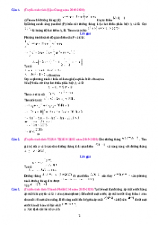 Bộ 3 chuyên đề luyện thi vào 10 môn Toán năm 2023 - Chuyên đề 4: Hàm số