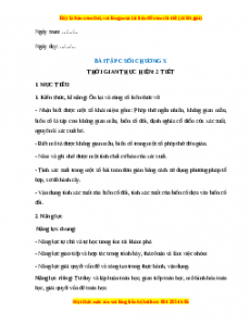 Giáo án Bài Tập Cuối Chương 10 Toán 10 Chân trời sáng tạo