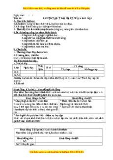 Giáo án Hóa 12 học kì I Tiết 31: Luyện tập: Tính chất của kim loại