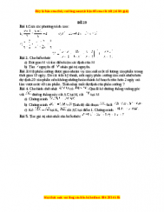 Đề thi giữa kì 2 Toán 8 năm 2023 - Đề 29