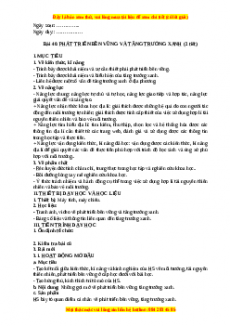 Giáo án Bài 40 Địa lí 10 Kết nối tri thức (2024): Phát triển bền vững và tăng trưởng xanh