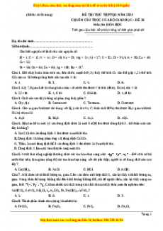 Đề thi THPT Quốc Gia Hóa năm 2023 Megabook - Đề 26