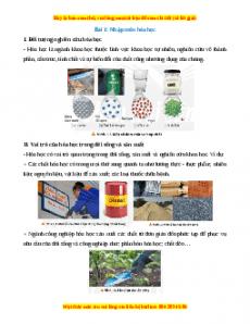 Lý thuyết Hóa học 10 Chân trời sáng tạo (cả năm)