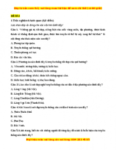 Đề thi giữa kì 1 GDCD 7 Cánh diều (Đề 1)