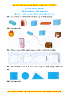 Bài tập cuối tuần Toán lớp 1 Tuần 2 Chân trời sáng tạo (có lời giải)