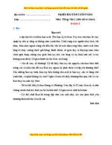 Bài tập cuối tuần Tiếng việt lớp 2 Tuần 5 Kết nối tri thức (có lời giải)