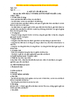 Giáo án Địa lí 10 Kết nối tri thức (2024): Bài mở đầu