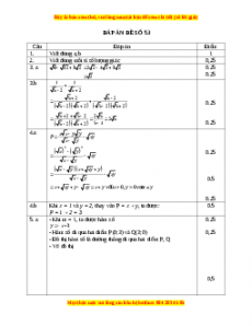 Đề thi Toán 9 học kì 1 năm 2022 - 2023 - Đề 53