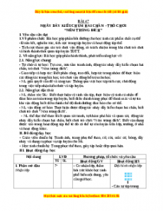 Giáo án Nhảy dây kiểu cụm hai chân Gdtc 3 Chân trời sáng tạo