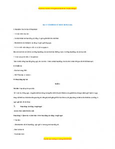 Giáo án TNXH 1 Cánh diều Vận động và nghỉ ngơi