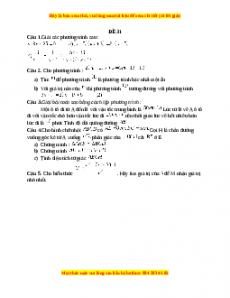 Đề thi giữa kì 2 Toán 8 năm 2023 - Đề 31