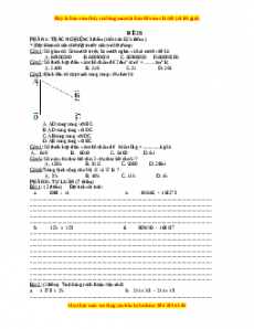 Đề thi Toán lớp 4 cuối kì 1 năm 2022 - 2023 (Đề 26)