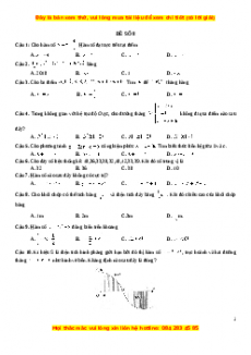 Đề thi thử THPT Quốc gia Toán học năm 2023 NXB Dân Trí - Đề 8
