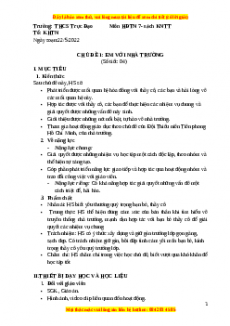 Giáo án HĐTN 7 Kết nối tri thức Chủ đề 1: Em với nhà trường